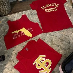 12 Florida State Shirts/Crop Tops/Hat/Tees Women